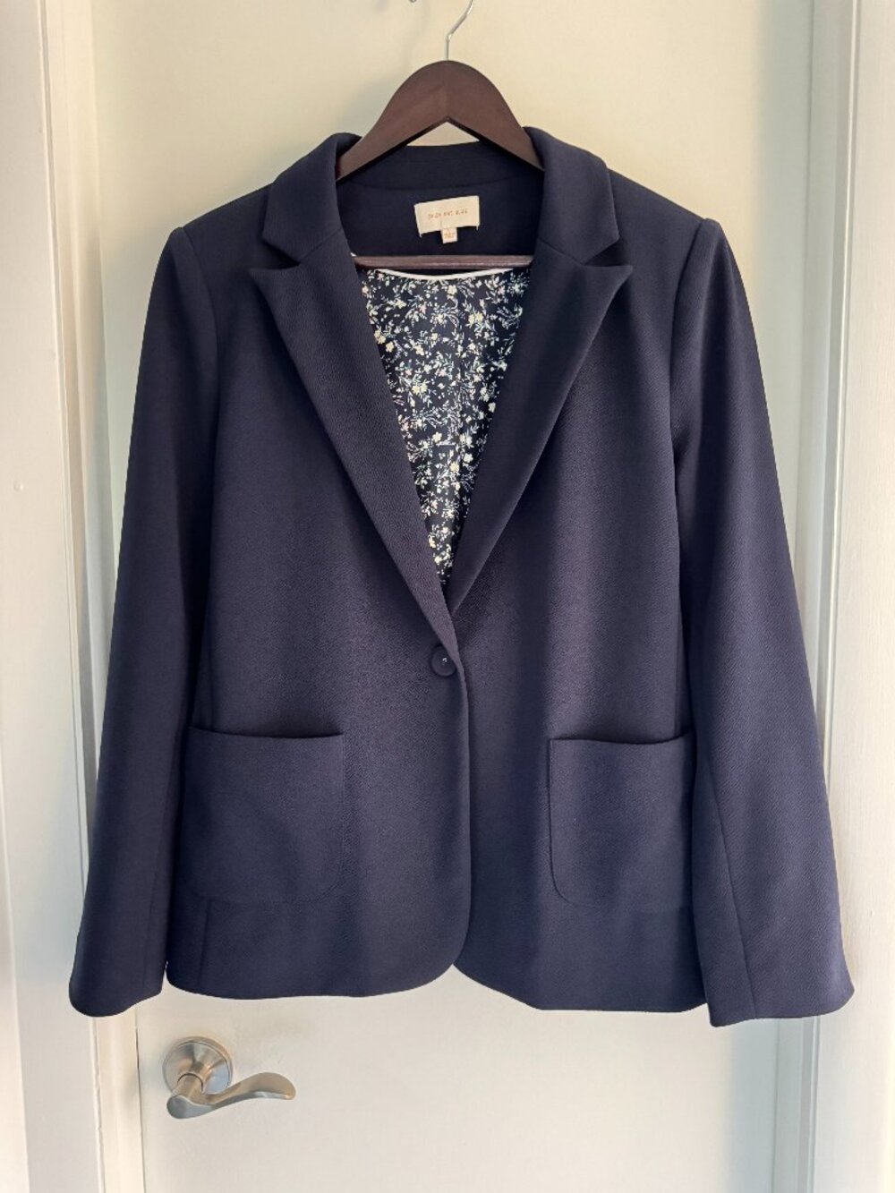 Skies are Blue "Wren" textured knit blazer